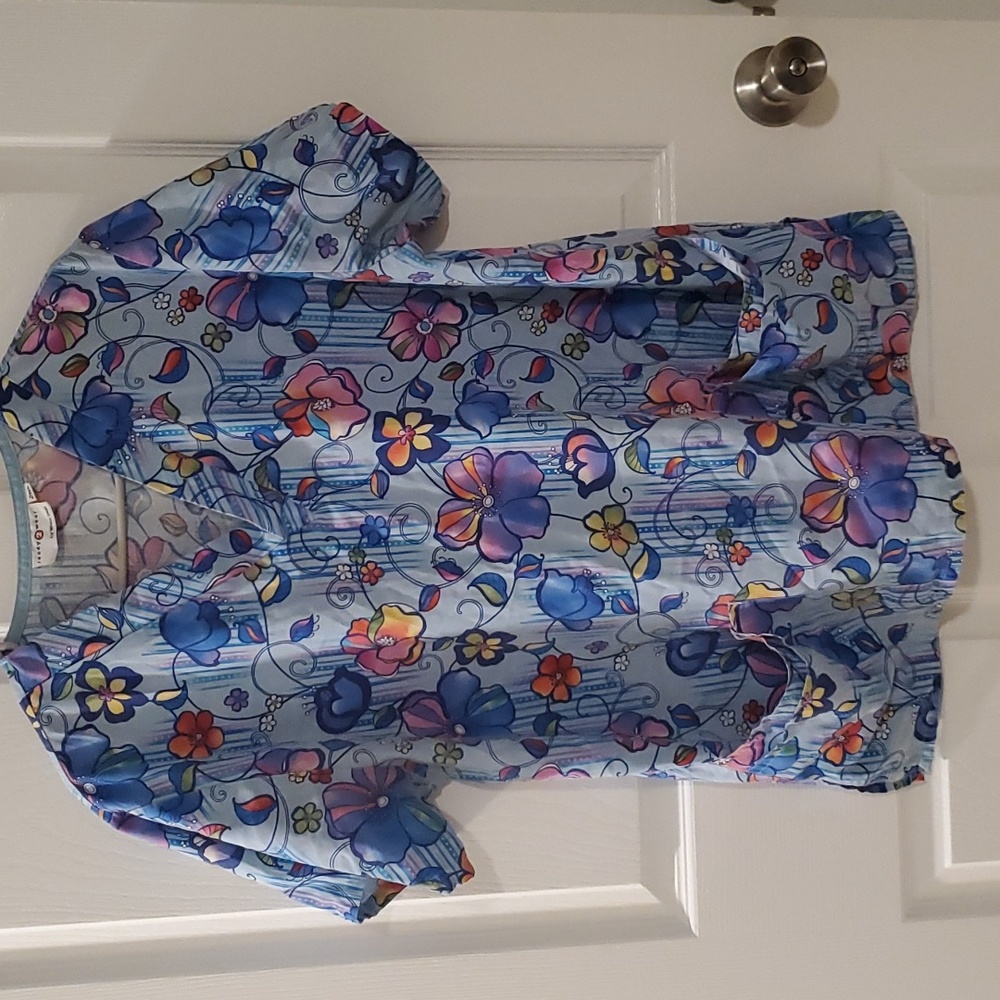 Women's scrub top.